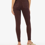 Connie Ankle Skinny Jeans - Plum