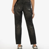 Rachael High Rise Fab Ab Mom Jean -Distinguish Wash