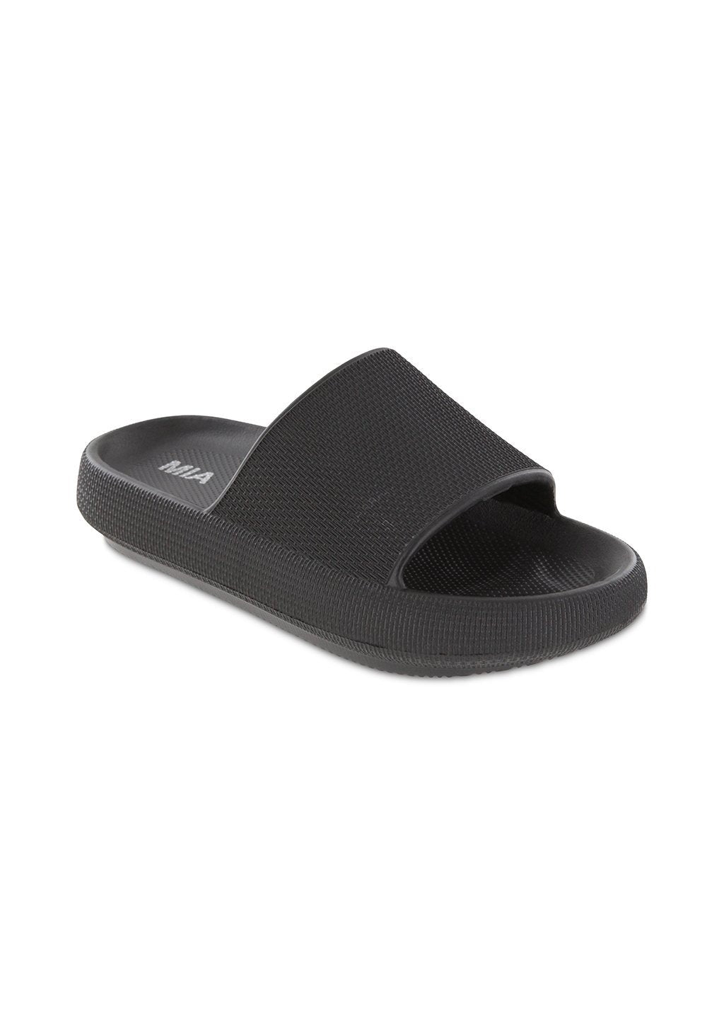 Lexa Slide Sandals - Black