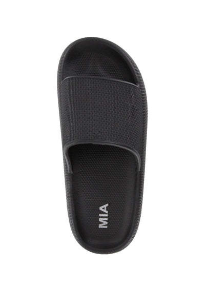 Lexa Slide Sandals - Black