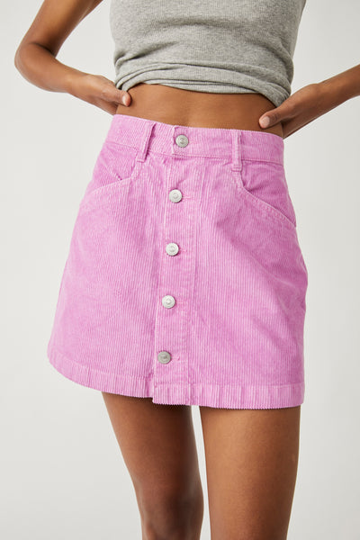 Ray Cord Mini Skirt