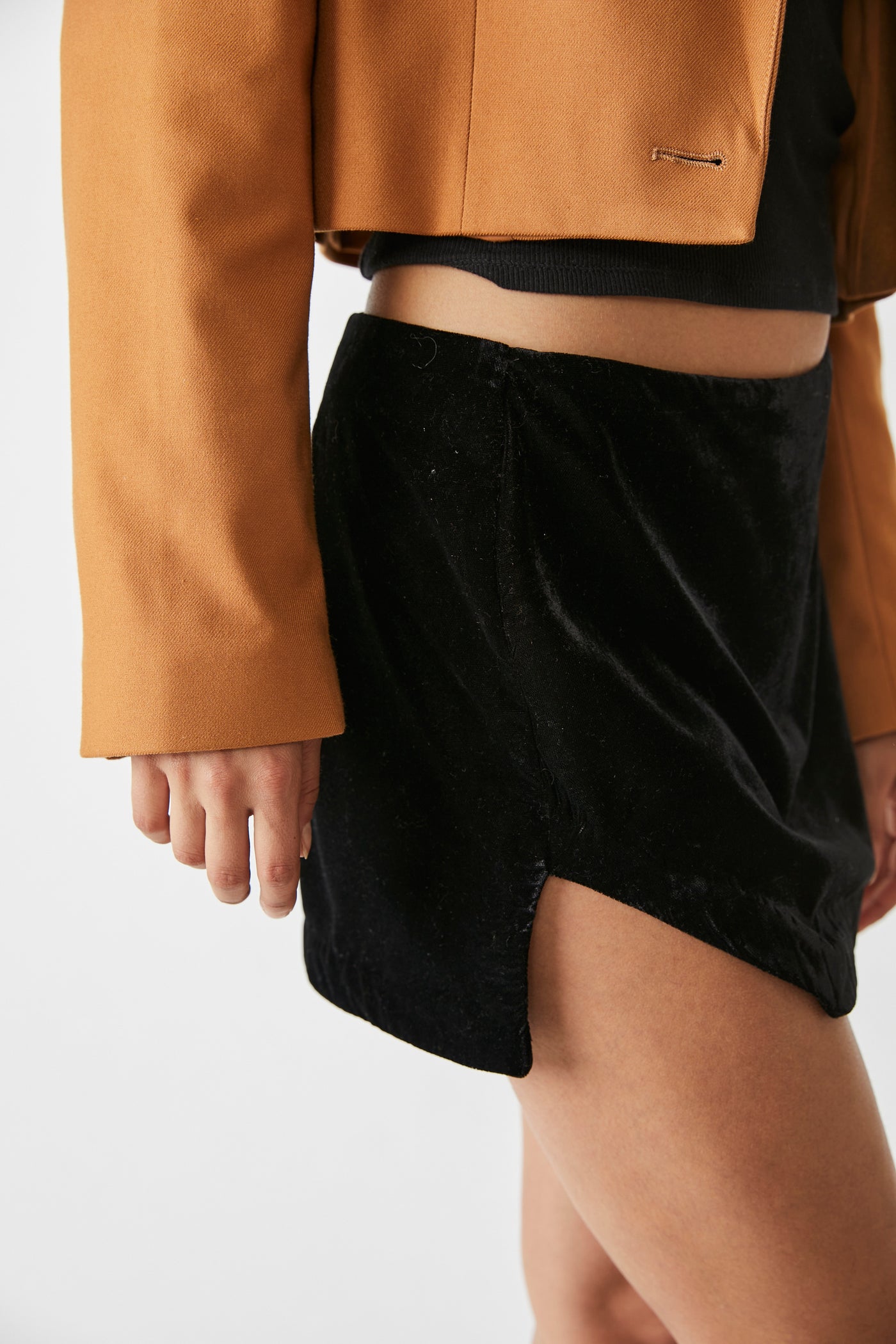 Annalise Velvet Mini Skirt