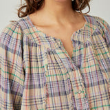 Lucy Swing Plaid Blouse