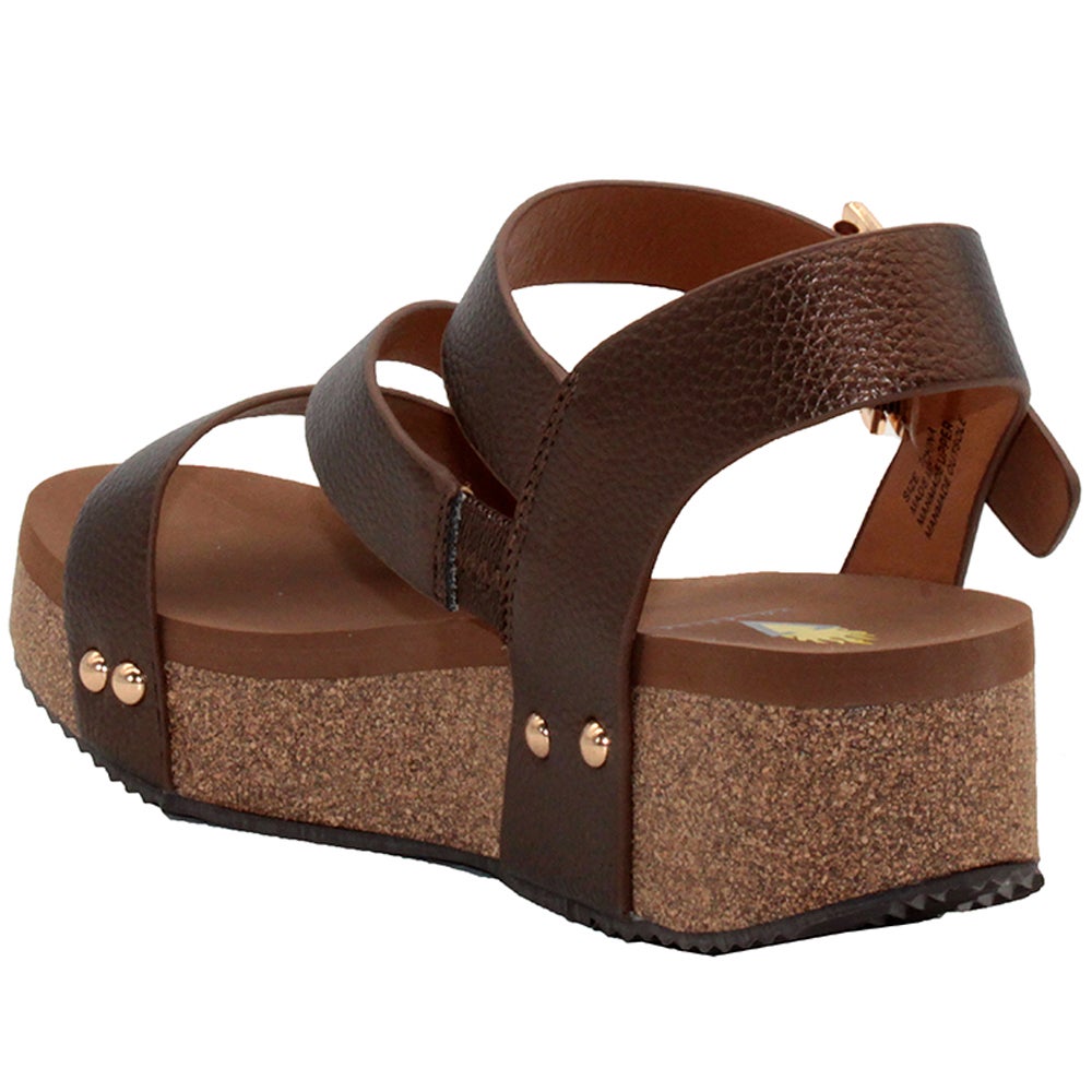 Biloxi Wedge Sandals - Bronze