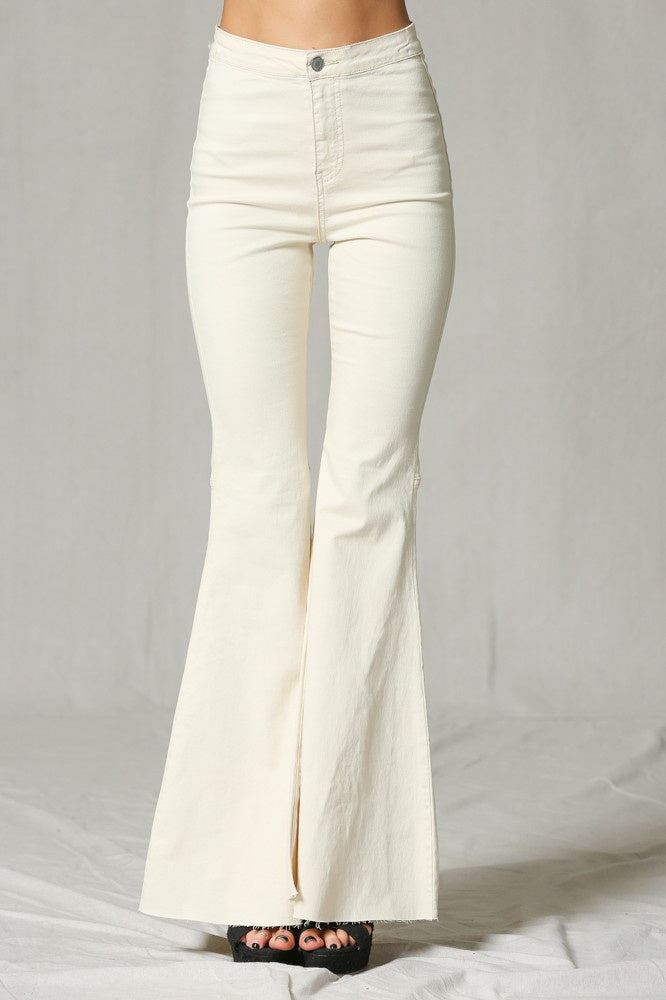 Step On Out White Flare Jeans