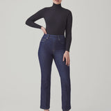 Kick Flare Jeans - Raw Indigo