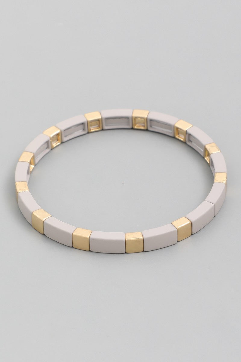 Rectangle Block Bracelet - Multiple Colors
