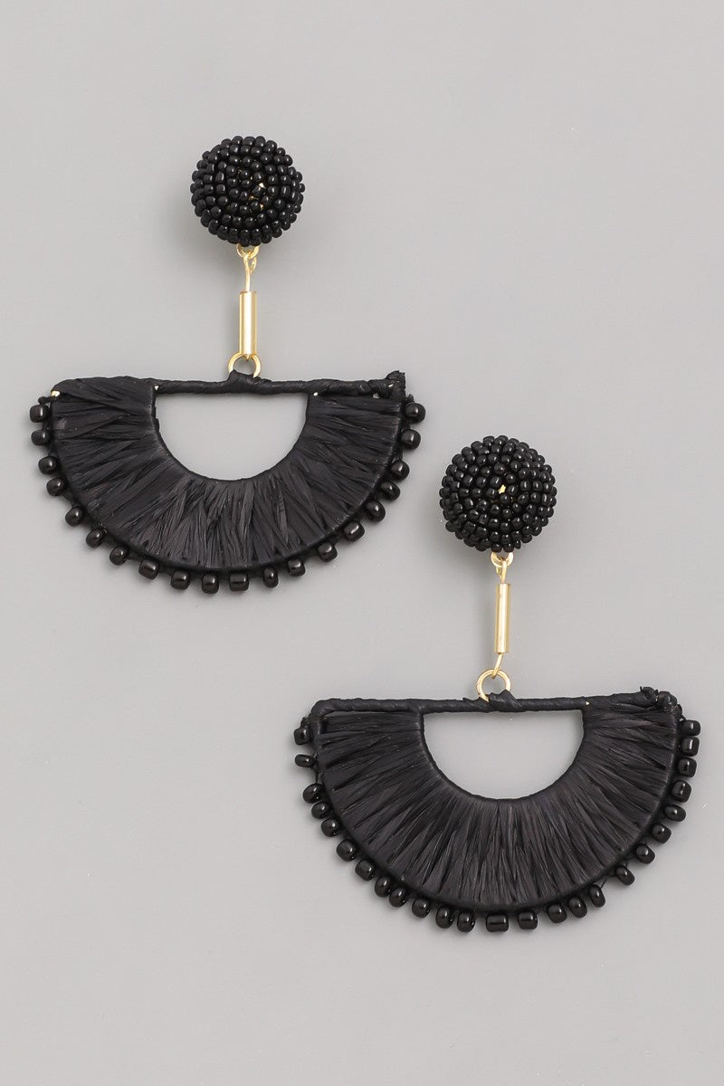 Semicircle Drop Earrings