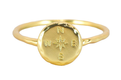 Compass Ring - Gold