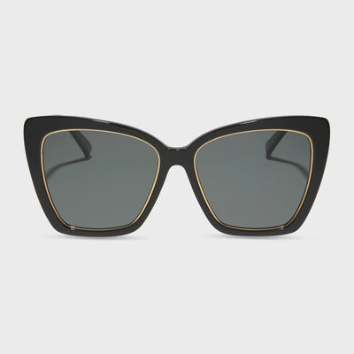 Becky IV - Black + Grey Polarized Sunglasses