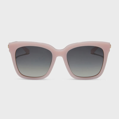 Bella - Pink Velvet + Grey Gradient Sunglasses