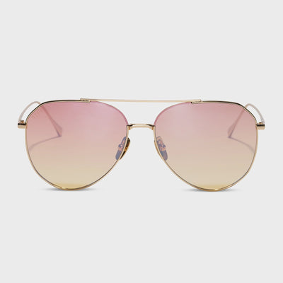 Dash Gold Sunset Mirror Sunglasses