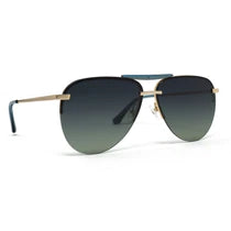 Tahoe Gold Blue Gradient Polarized Sunglasses