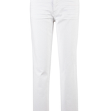 Reese High Rise Fab Ab Ankle Straight Leg Jeans - Optic White
