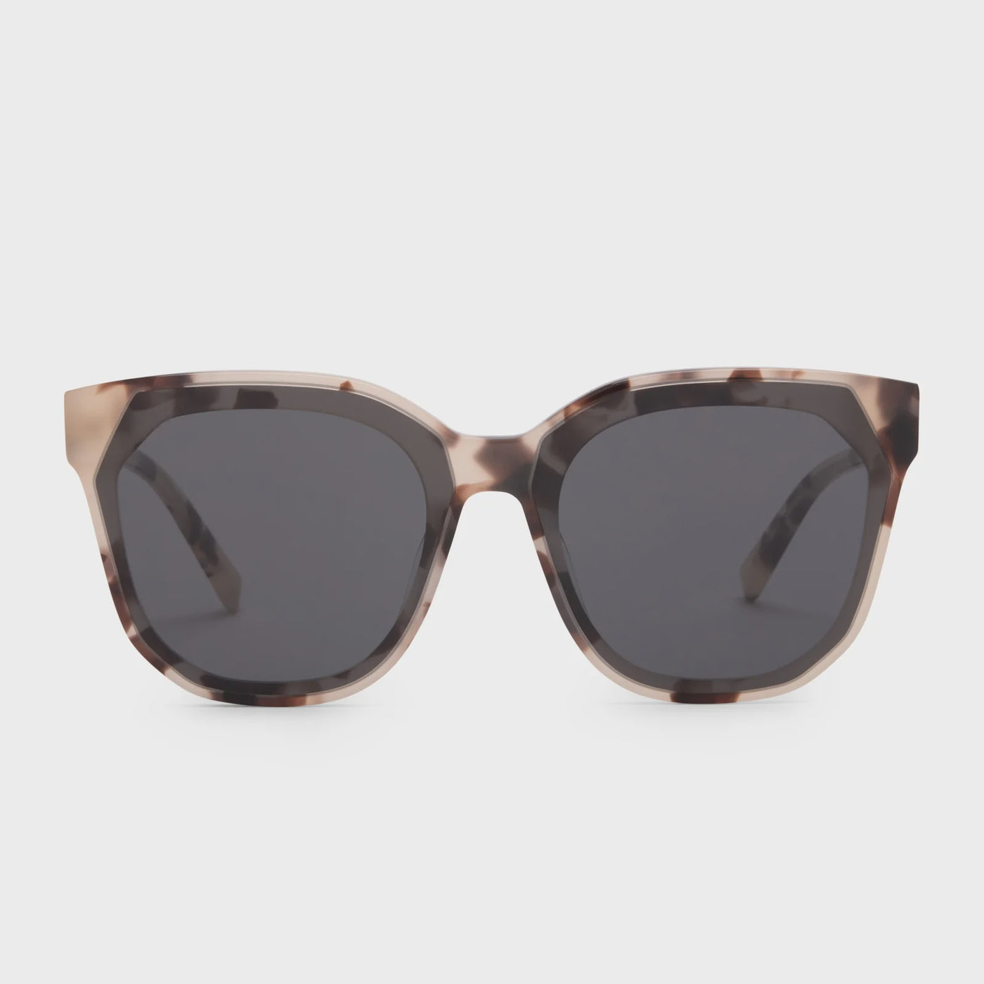 Gia - Cream Tortoise + Grey Sunglasses