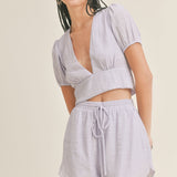 La Quinta Tie Back Top