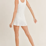 Elite Tennis Dress - White