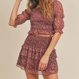 Dear Rosaline Smocked Top